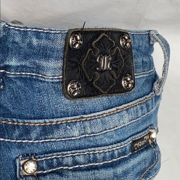 Buckle Miss Me cowboy boot denim jeans size 27 EUC - Picture 5 of 14